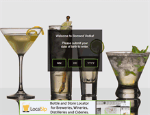Tablet Screenshot of bomondvodka.com